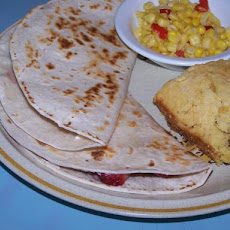 Fruit and Cinnamon Quesadilla