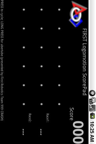 First Logomotion 2011 Scorepad