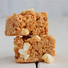 Butterscotch Peanut Butter Rice Krispies Treats