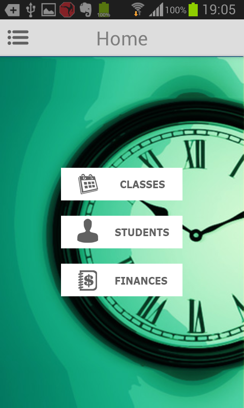 Android application Class Planner PRO screenshort