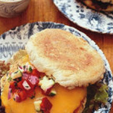 Turkey Burgers with Zucchini Relish
