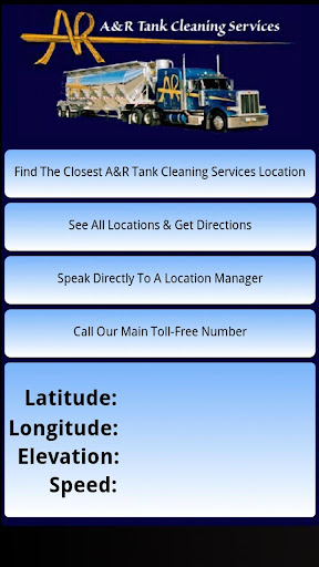 A R Tank Cleaning Services App