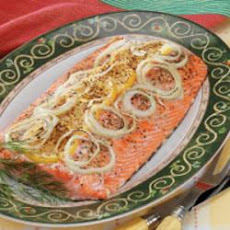 Salmon with Creamy Dill Sauce
