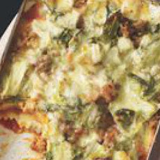 Ravioli & Escarole Lasagna