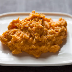 Orange Saffron Mashed Sweet Potatoes