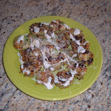 Fried Green Tomatoes with Panko and Parmesean