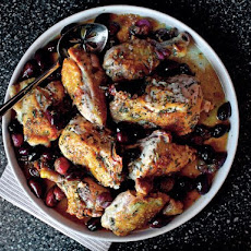 Smitten Kitchen's Harvest Roast Chicken with Grapes, Olives, and Rosemary