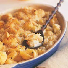 Cauliflower, Pasta, and Cheese Gratin
