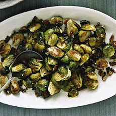 Roasted Brussels Sprouts with Pecans