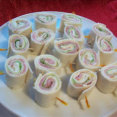 Hawaiian Ham & Swiss Wraps