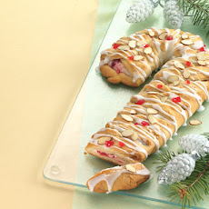 Cherry Cream Crescent Coffee Braid