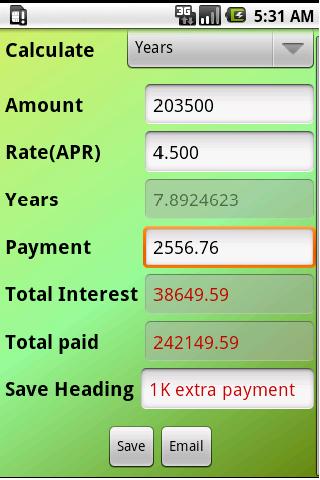 Mortgage calculator.