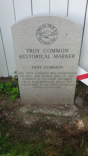Troy Common Historical Marker