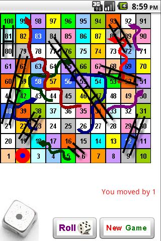 Snakes and Ladders board game