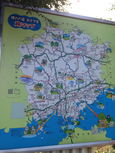 岡山旅マップ