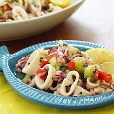 Chilled Calamari Salad with Lemon and Parsley