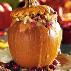 Stuffed Pumpkin with Cornbread Stuffing