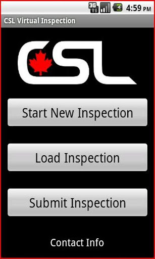CSL Equipment Inspection App