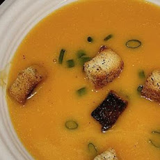 Winter Squash Soup with Gruyère Croutons