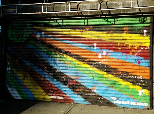 Rainbow Sunshine Mural