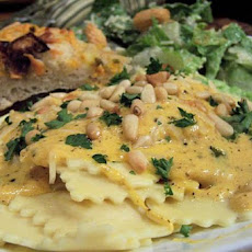 Cheese Ravioli With Pumpkin Sage Sauce