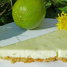 Easy Refrigerator White Chocolate Lime Pie (No-Bake)