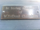 W.D. Chambers Plaque