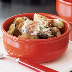 Fricassee of Chicken with Cream and Morel Mushrooms