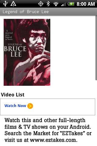 Legend of Bruce Lee Movie