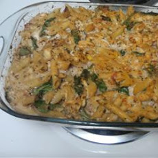 Pesto Chicken Penne Casserole