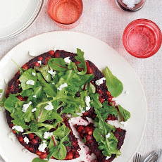 Harvest Vegetable Galette with Greens and Goat Cheese