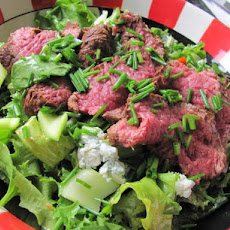 Sliced Steak Salad With Bloody Mary Vinaigrette