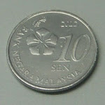 Malaysia 3rd series 10 sen obverse