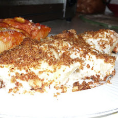 Italian Sweet Sausage Stuffed Shells With Four Cheese Cream Sauce