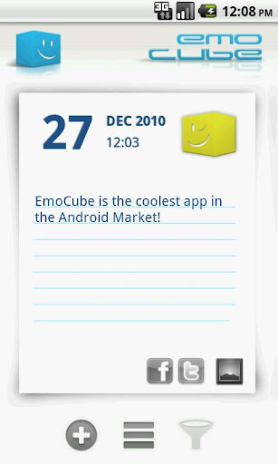 EmoCube Social Diary