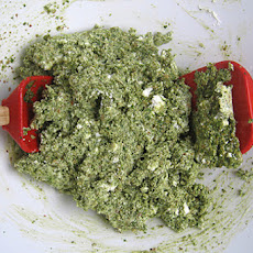 Roasted-Almond Ricotta Pesto with Olives