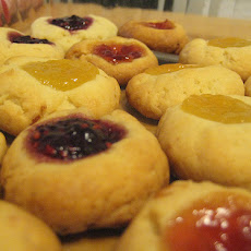 Tasty Holiday Thumbprint Cookies