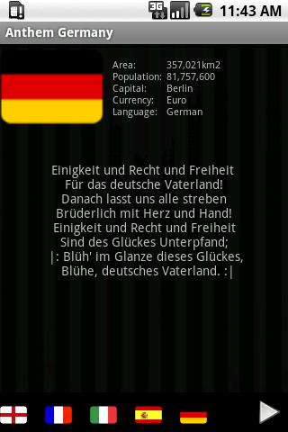 National Anthem Germany