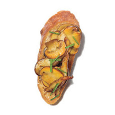 Mushroom and Herb Crostini