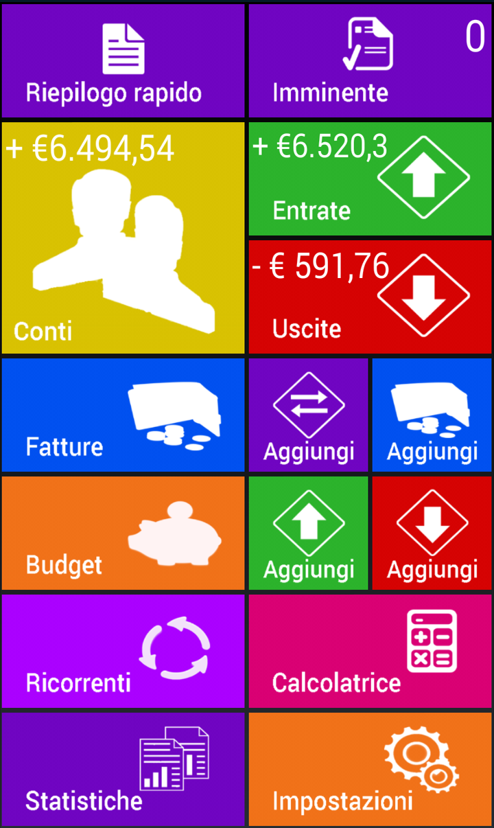 Android application Home Budget Manager With Sync screenshort