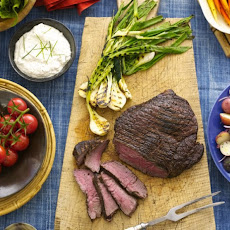 London Broil with Creamy Horseradish Sauce Recipe