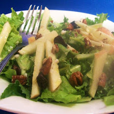 Apple, Dried Cherry, and Pecan Salad With Maple Dressing
