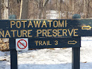 Potawatomi Nature Preserve - Trail 3 Sign