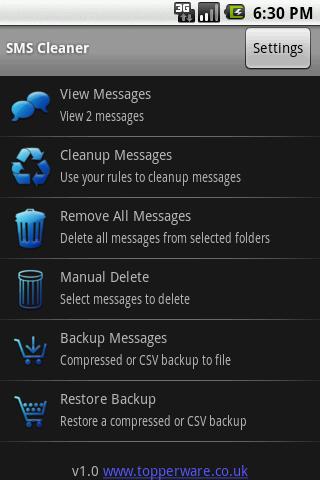 SMS Cleaner