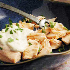 Samak Tarator (Poached Fish with Pine Nut Sauce)