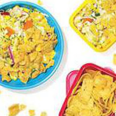 Cheesy-Spicy Corn and Corn Chip Salad