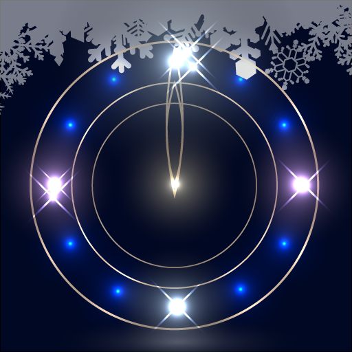 Snowy Night Clock L.Wallpaper LOGO-APP點子