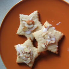 Lemon Cream Cheese Star Cookies