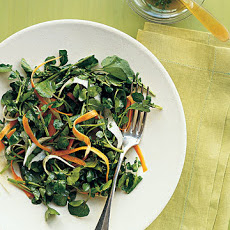 Watercress Salad with Carrots and Jicama