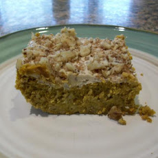 Low Carb Frosted Pumpkin Bars